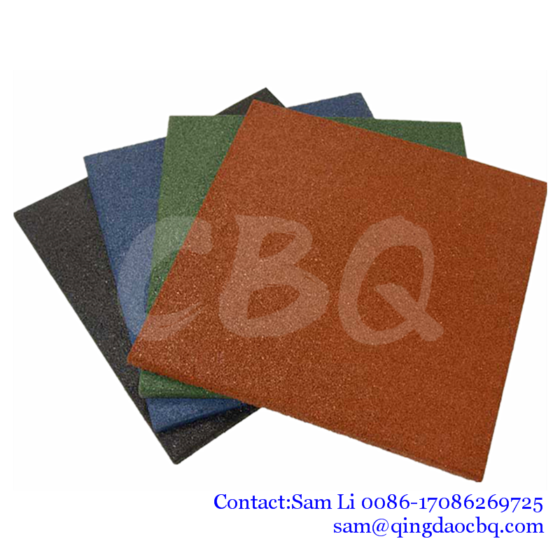 CBQ-PL01, 染色户外地砖高弹性不易脱色儿童安全地垫